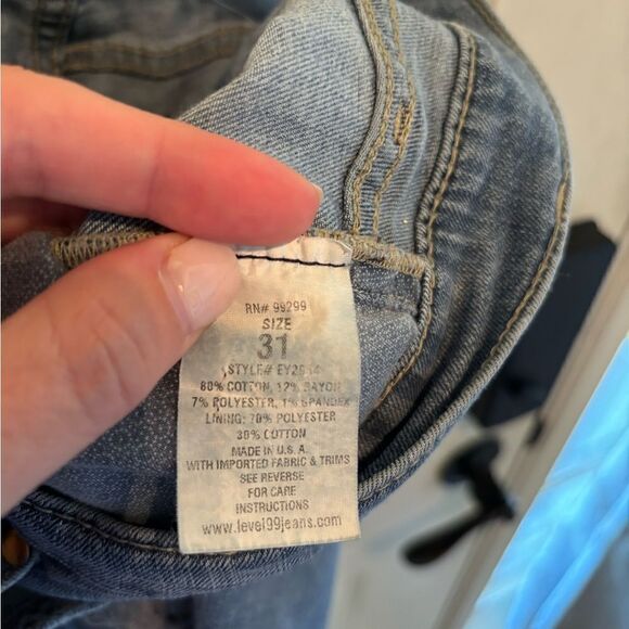 Anthropologie Level 99 Distressed Jeans size 31 - Picture 6 of 6